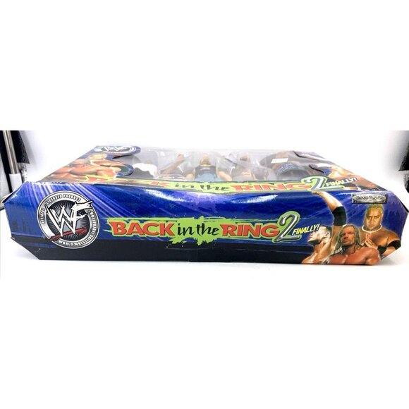 WWF Jakks Back in the Ring 2 Finally The Rock Triple H Rikishi Figure 2001 NIB - Picture 7 of 9